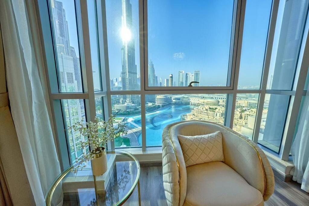 شقة Magnificent Luxury 3Br With Amazing Burj & Fountain View دبي المظهر الخارجي الصورة