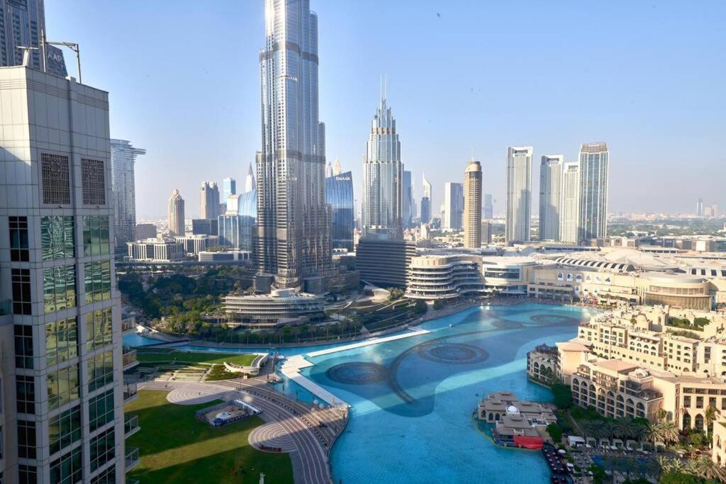 شقة Magnificent Luxury 3Br With Amazing Burj & Fountain View دبي المظهر الخارجي الصورة