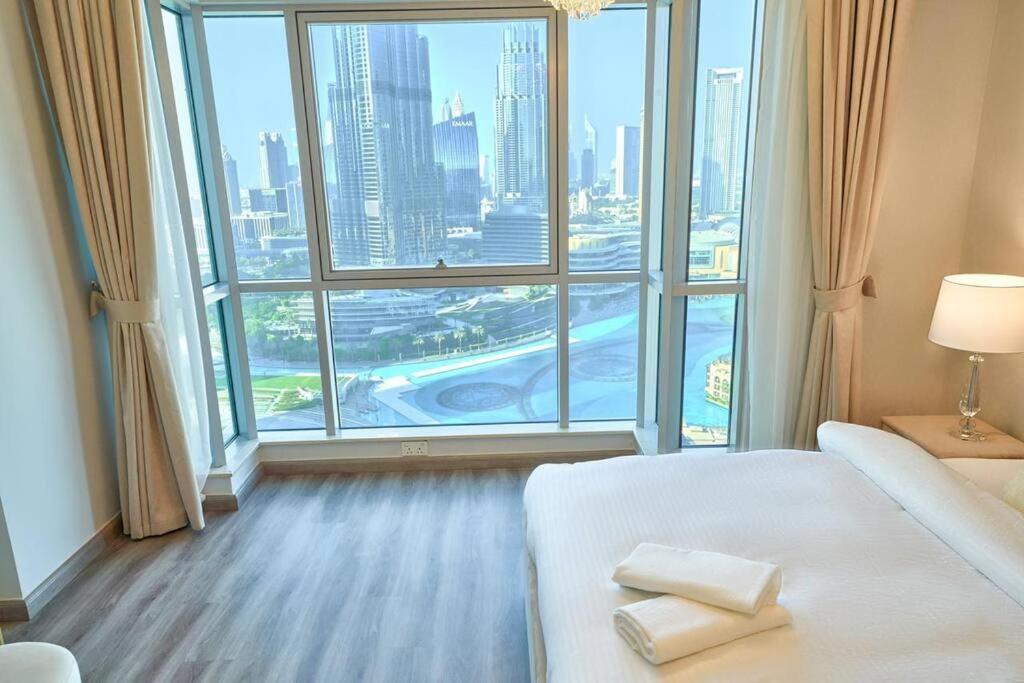 شقة Magnificent Luxury 3Br With Amazing Burj & Fountain View دبي المظهر الخارجي الصورة