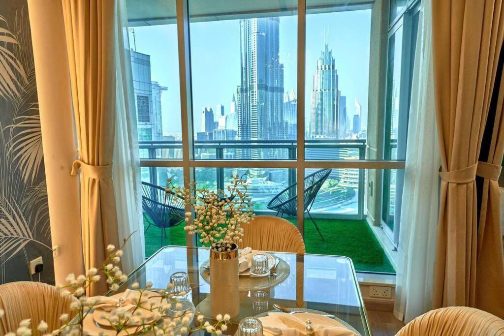 شقة Magnificent Luxury 3Br With Amazing Burj & Fountain View دبي المظهر الخارجي الصورة