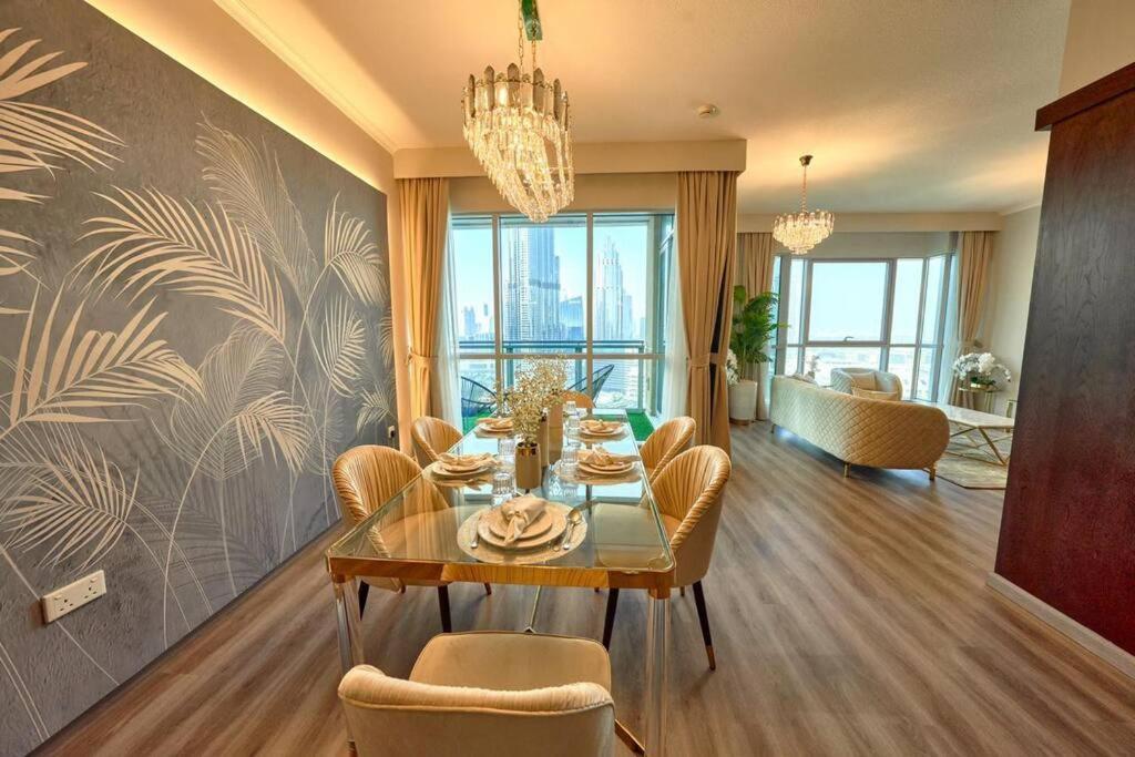 شقة Magnificent Luxury 3Br With Amazing Burj & Fountain View دبي المظهر الخارجي الصورة